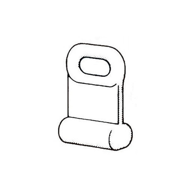 Coulisseau grand-voile 12x22 mm -