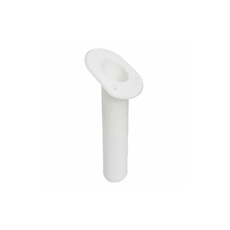 Porte canne polypr UV stabilizé oval blanc 240mm -