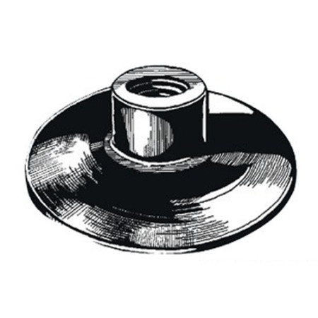 Mât pavillon droit noir 75mm -