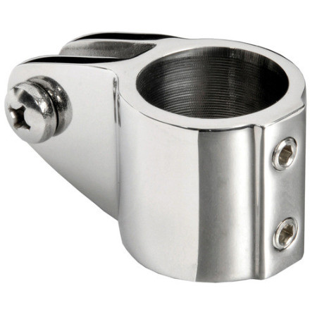 Articulation à fourche double vis inox - 22 mm