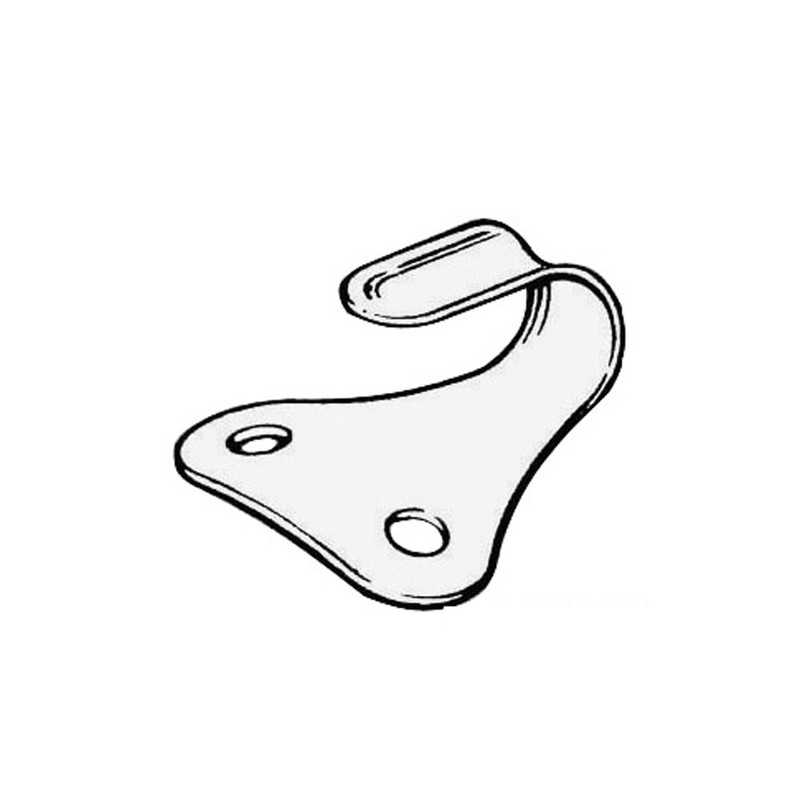 Crochet inox pour tuyaux 40/70 mm -
