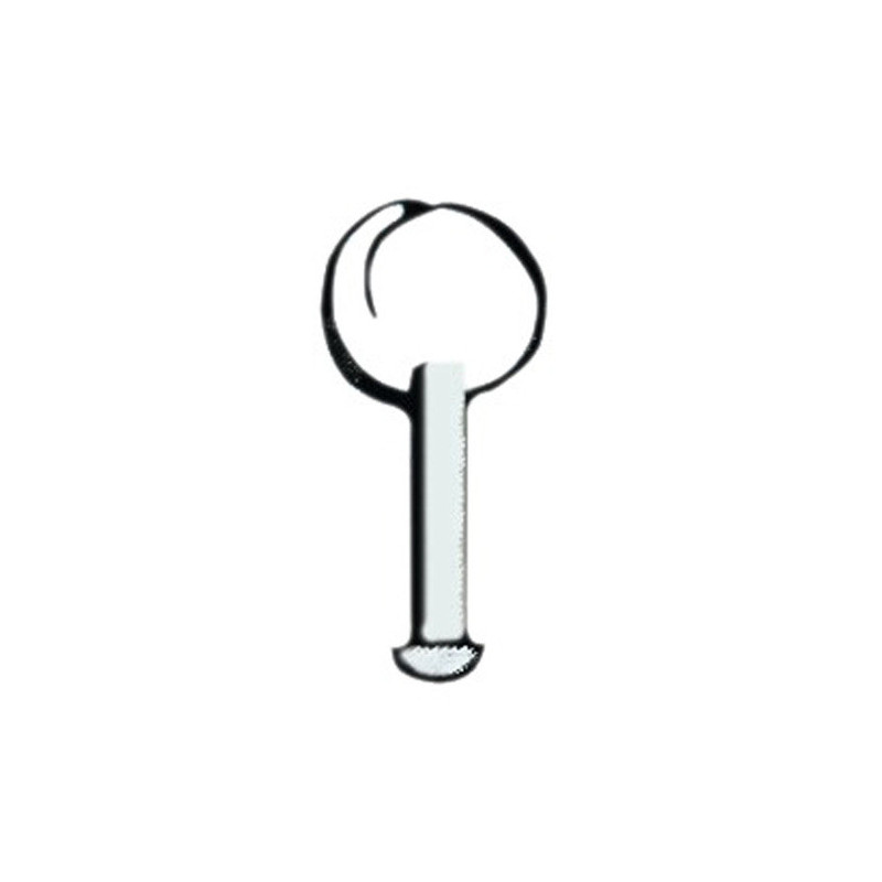 Pivot inox sans anneau 6mm x 20mm -