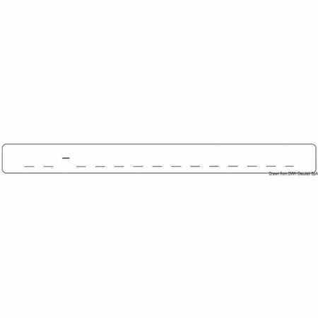 Plaque CE identification bateaux 140x13 mm -