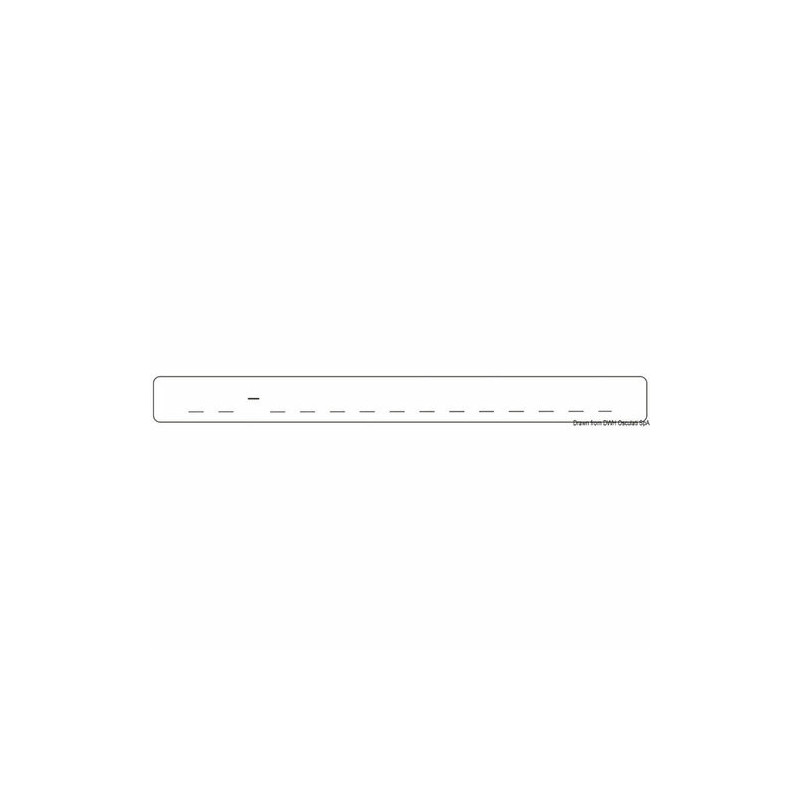 Plaque CE identification bateaux 140x13 mm -