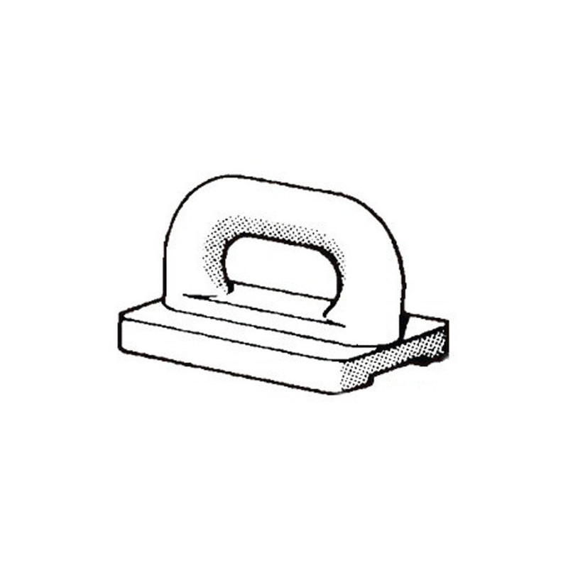 Coulisseau nylon p. grand-voile 24 mm -