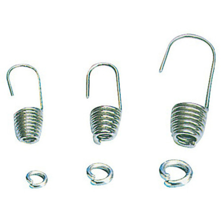 Agraffe et bague inox 10 mm -