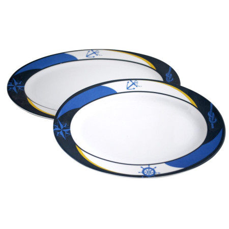 Plateaux ovales 25-30cm les 2