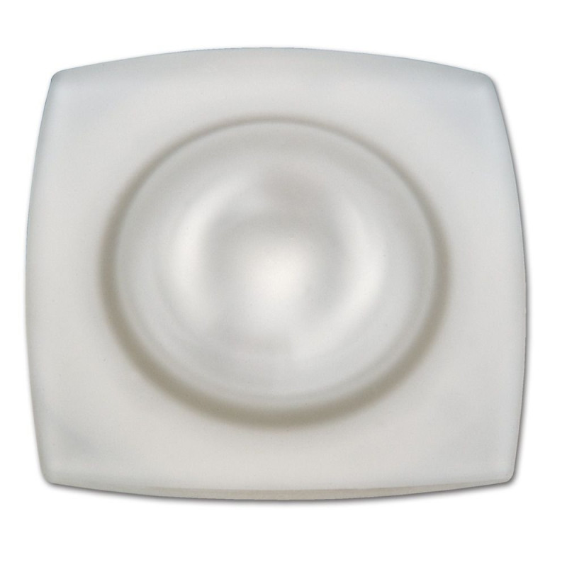 FORESTI Plafonnier carré étanche 88mm 10W blanc
