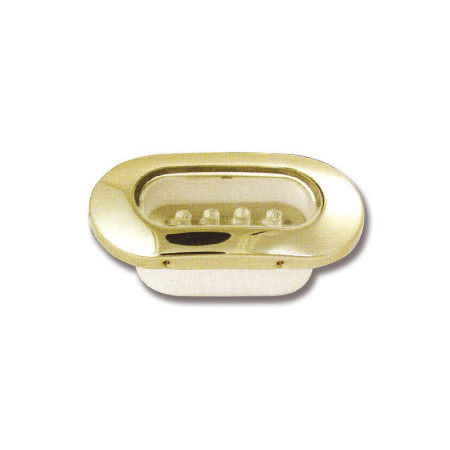 TREM Plafonnier à leds bleues 75x37x32mm
