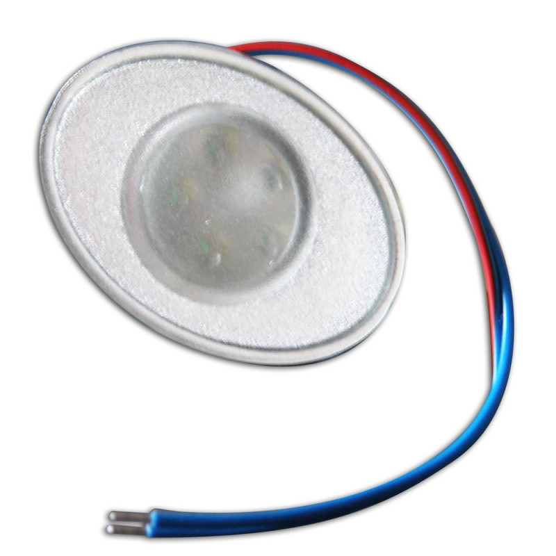 Spot à leds blanches orientable 30° encastrable chromé