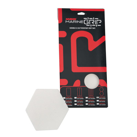 HARKEN Antidérap. adhésif Translucide-Nid d'abeille x12