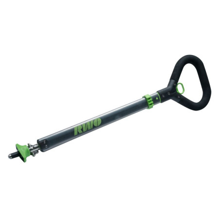 RWO Stick Alu noir à poignée téléscopique 55/80cm avec rotul