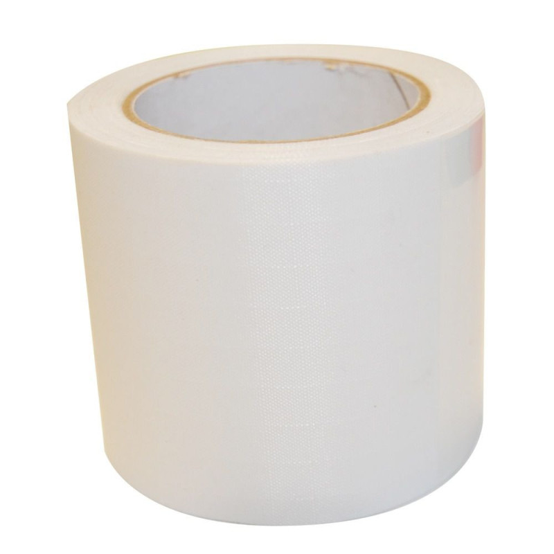 Adhésif Duct Tape armé multi-usages 50m x 50mm - blanc