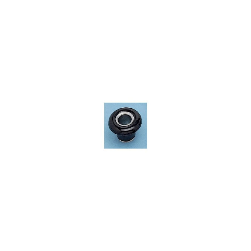 RWO Ecubier bagué rond 8mm noir