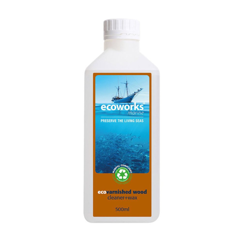 ECOWORKS MARINE Nettoyant renovateur pour bois vernis 500ml