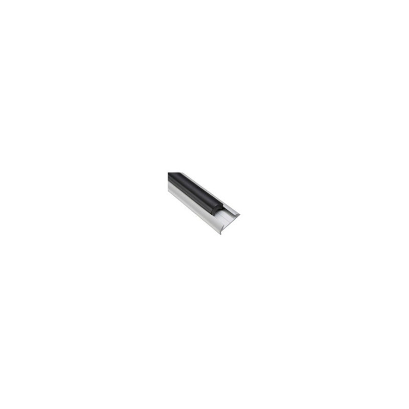 Profilé en aluminium anodisé  - 75 x 15+5 mm - 2 barres de 3 M - Longueur de 6 M
