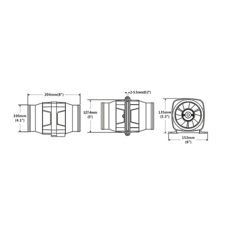 Ventilateur de cale 12V - 270CFM