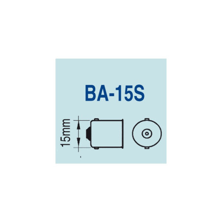 MANTAGUA Ampoule LED BA15S axial 10W blanc chaud dif. 40°