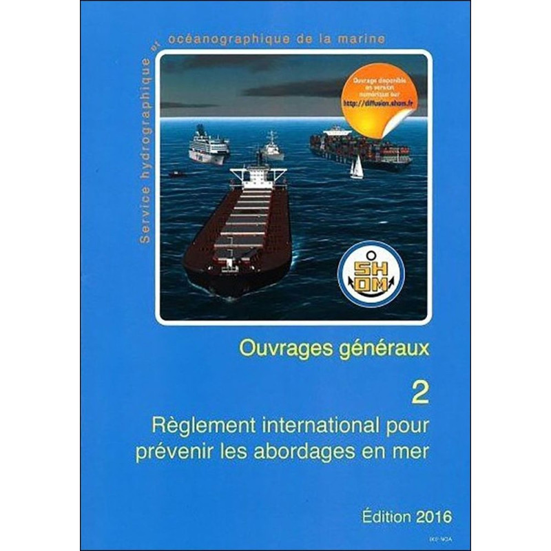 SHOM Règlement int pour prévenir les abordages en mer RIPAM