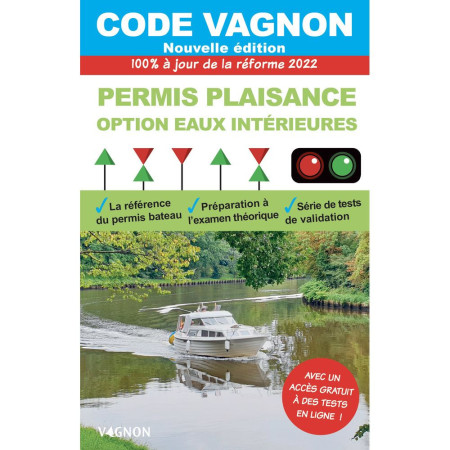 VAGNON Code permis plaisance option eaux intérieures