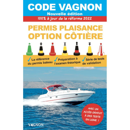 VAGNON Code permis plaisance option côtière