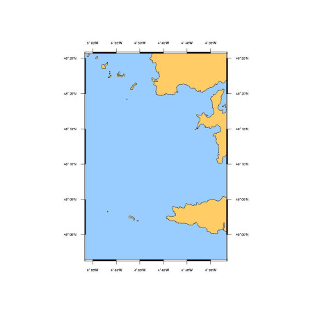 SHOM L7148 Du Goulet de Brest à la Chaussée de Sein