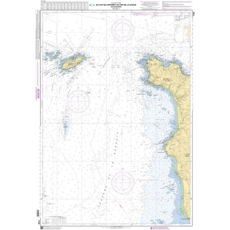 SHOM 7158 A PLAT Du Cap De Carteret Au Cap De La Hague