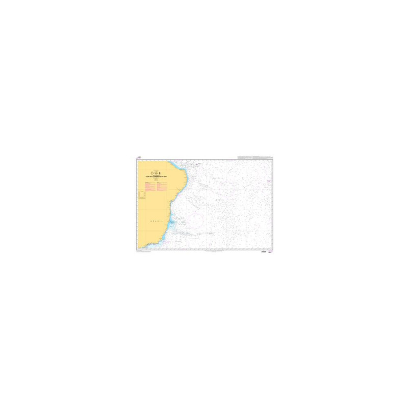 SHOM 6807 à plat Côté Est Amérique du Sud