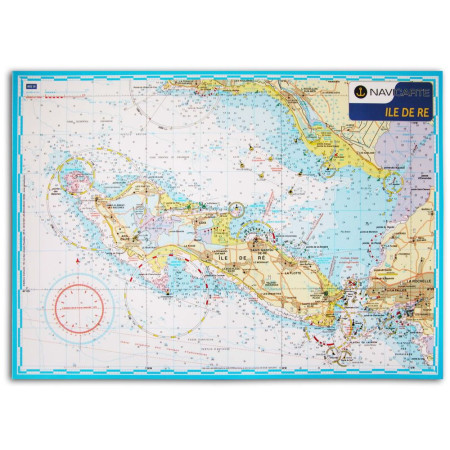 NAVICARTE Carte plastifiée Ile de Ré