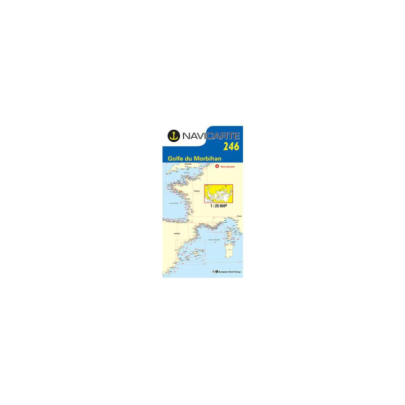 NAVICARTE Carte n°246 Golfe du Morbihan