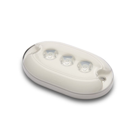 TREM Projecteur 3 LED sous-marin blanc lumière verte IP68
