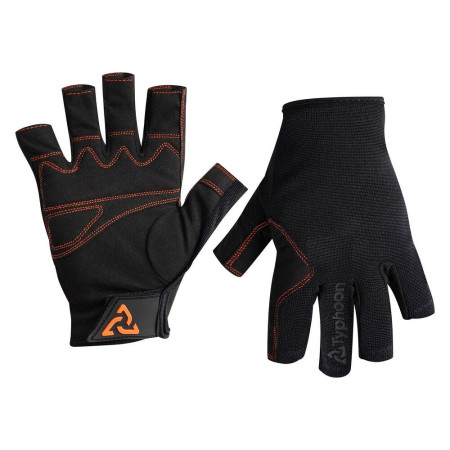TYPHOON Gants Essentiel Doigts Courts - Adultes-Noir/Solar M