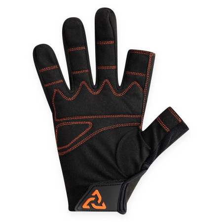 TYPHOON Gants Essentiel Doigts Longs Adultes- Noir/Solar XL
