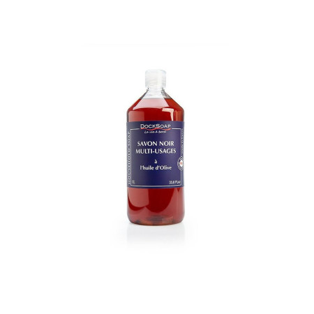 DOCKSOAP Savon noir pur olive 1L