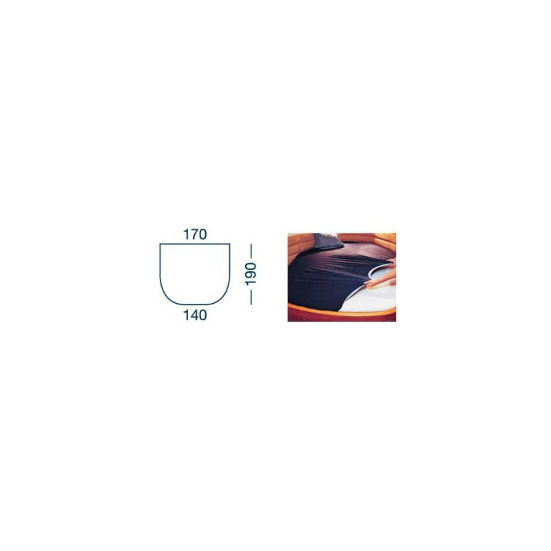 MARINE BUSINESS Drap housse Lg 190 x 140/170 cm - bleu