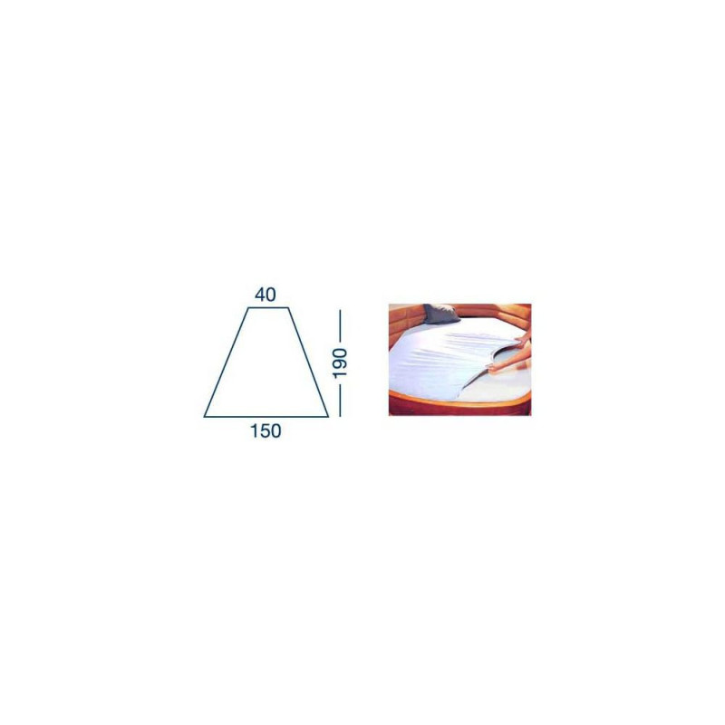 MARINE BUSINESS Drap housse Lg 190 x 150/40 cm - blanc