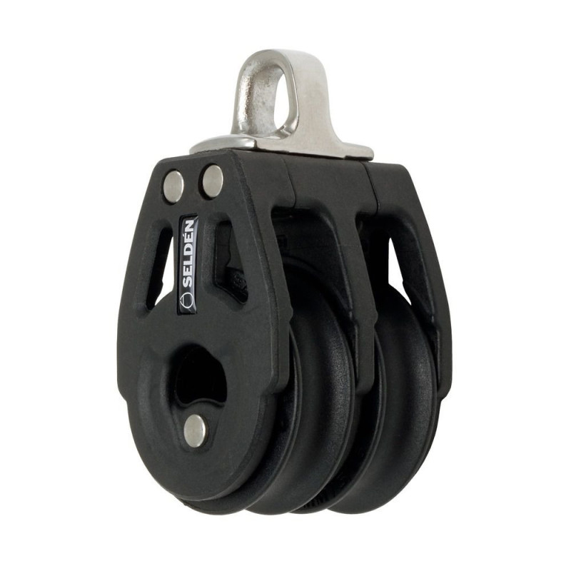 SELDEN Poulie double à billes Ø30mm