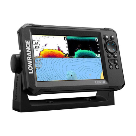 LOWRANCE SONDEUR/GPS EAGLE 7'' + Sonde HDI 50/200 KHz