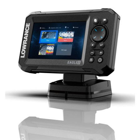 LOWRANCE SONDEUR/GPS EAGLE 5'' + Sonde HDI 50/200 KHz