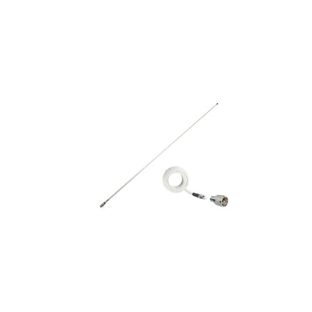 GLOMEX RA1225HP Vedette-2.4m-6db-fibre de verre-embase acier