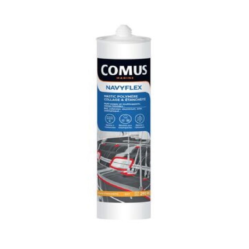 NAVYFLEX COLLE POLYMERE Noir 290 ML