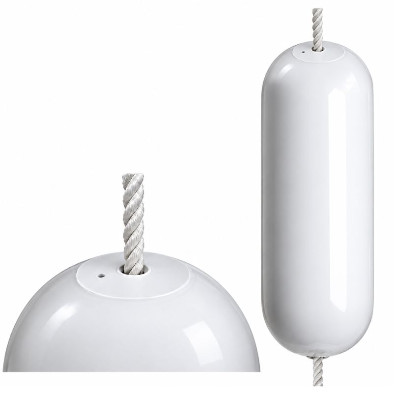 MAJONI Pare battage traversant blanc 10x30cm
