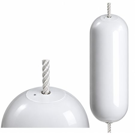 MAJONI Pare battage traversant blanc 15x43cm