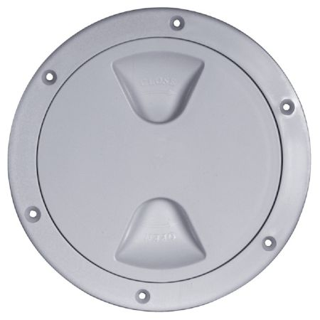 Bouchon inspection 5'' gris RAL 7042 -