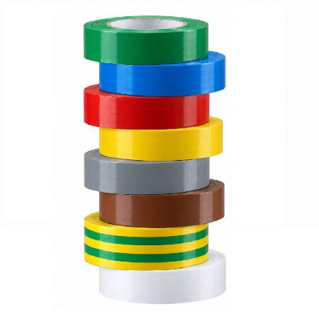 Ruban isolant - multicolore - Blister de 8