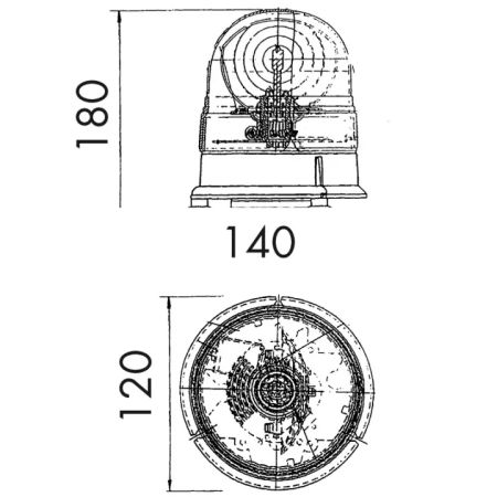 Girophage halogène magnétique